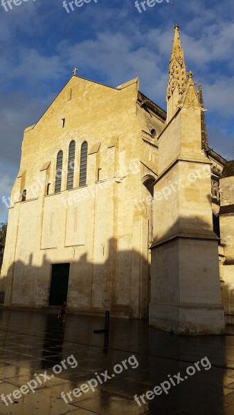 Bordeaux France City Cathedral Free Photos