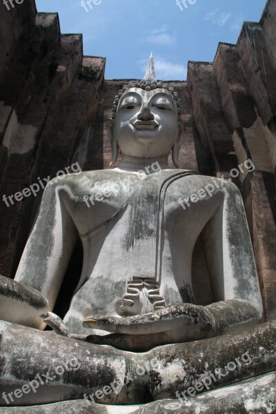 May Be The Wat Si Chum Sukhothai Historical Park Free Photos