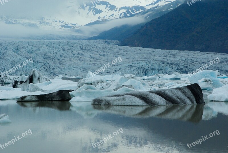 Iceland Iceberg Glacier Ice Arctic