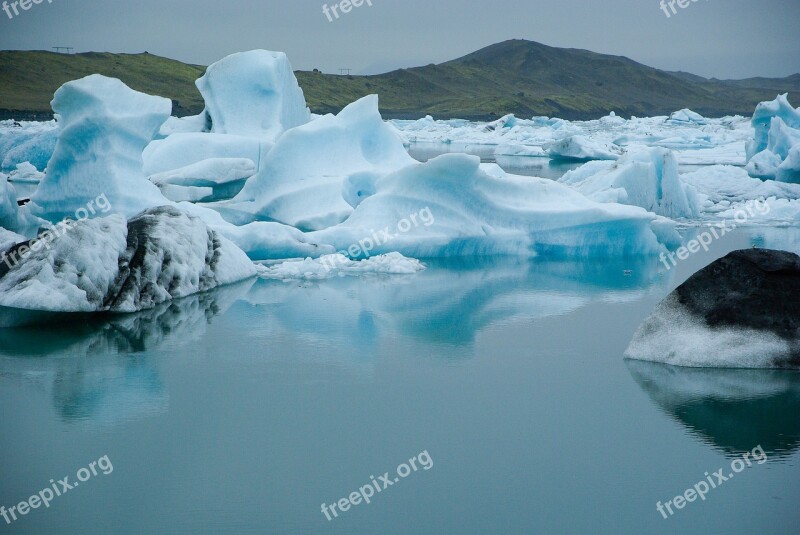 Iceberg Iceland Glacier Arctic Ice