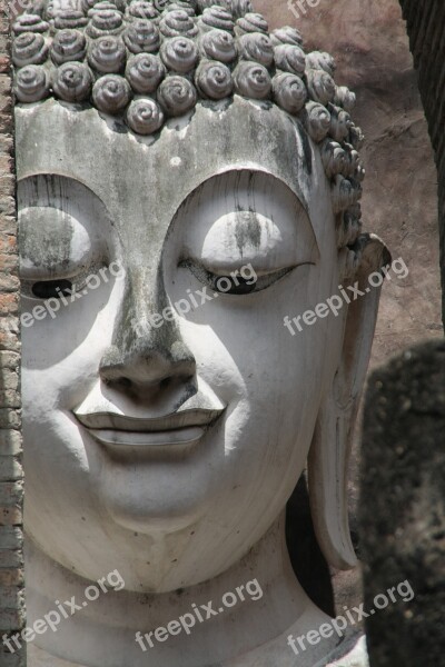 May Be The Wat Si Chum Sukhothai Historical Park Free Photos