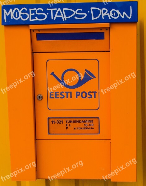 Estonia Baltic States Post Eesti Post Mailbox