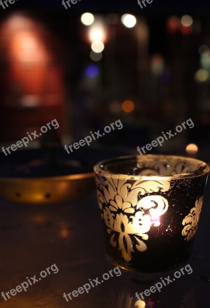 Candle Light Dark Decoration Flame