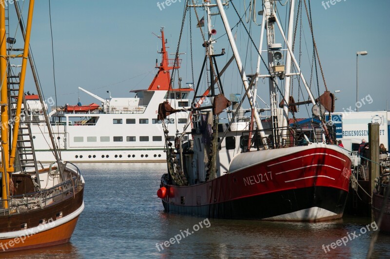 Boats Port Ships Ferry Fishing Boats