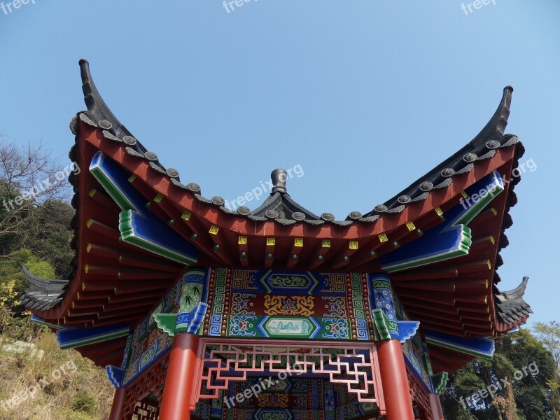 Guilin Yongfu Fengshan Park Pavilion Free Photos