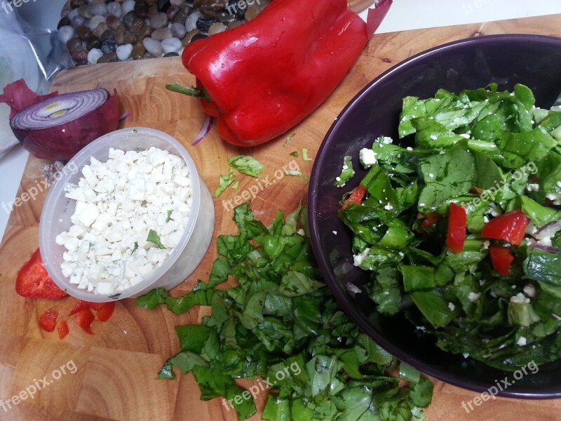 Dinner Fresh Salad Vegetable Free Photos