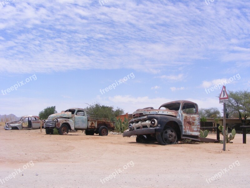 Cars Rust Desert Rusty Old