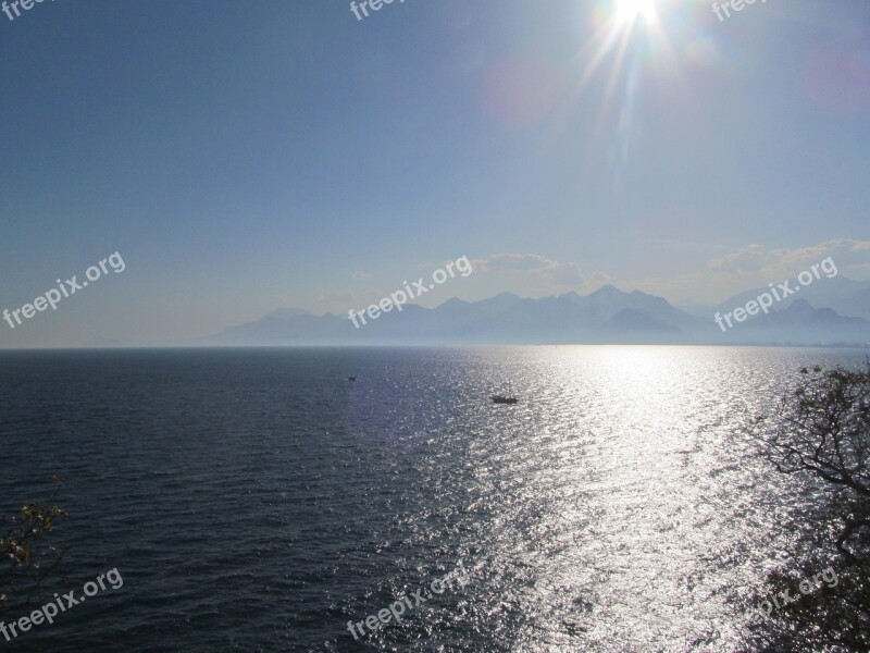 Antalya Mediterranean Solar Beach Marine Sparkle