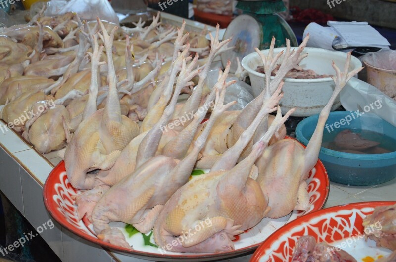 Chicken Market Mat Commercial Thailand