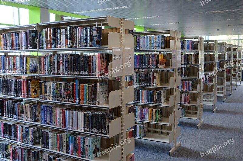 Books Library Read Bookmarks Bookshelf