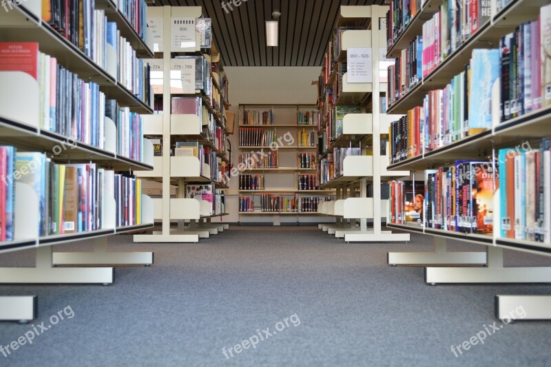 Books Library Read Bookmarks Bookshelf