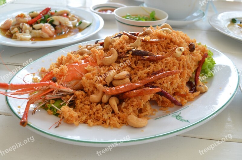 Shrimp Cuisine Thailand Meal Asian