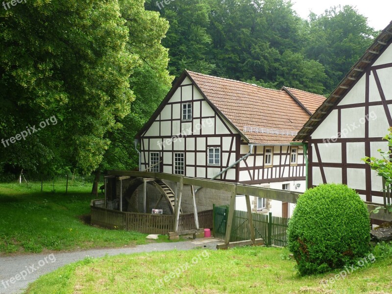 Mill Upper Mill Truss Mühlbach Nostalgia