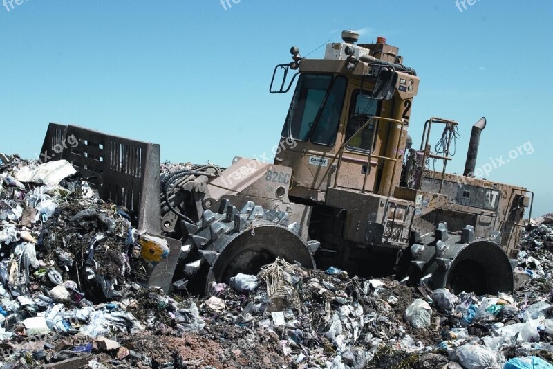 Compactor Landfill Grader Trash Equipment