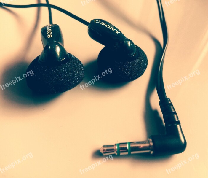 Sepia Music Earphones Melody Design