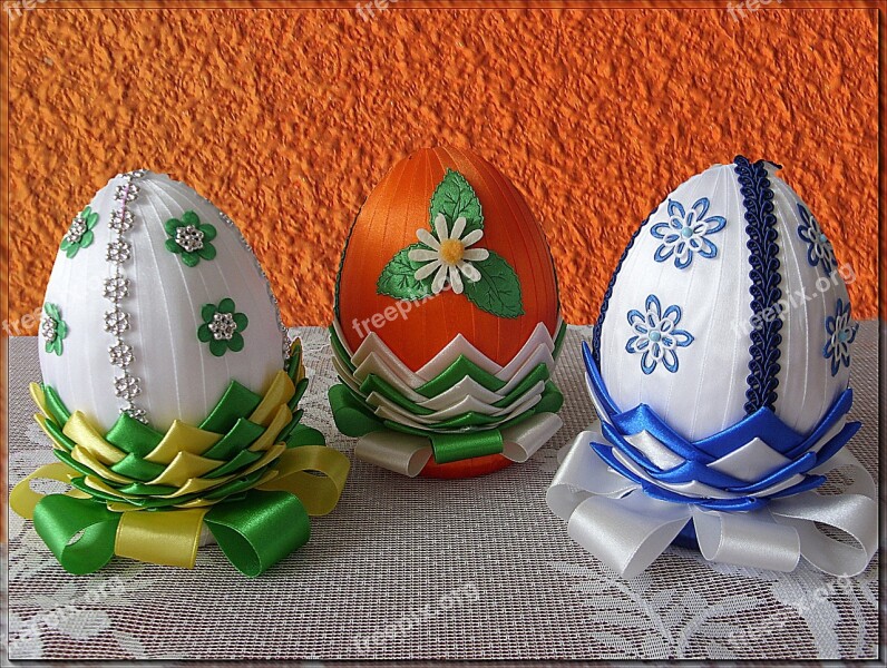 Eggs Easter Symbol Easter Decorated Eggs Eggs Dressed