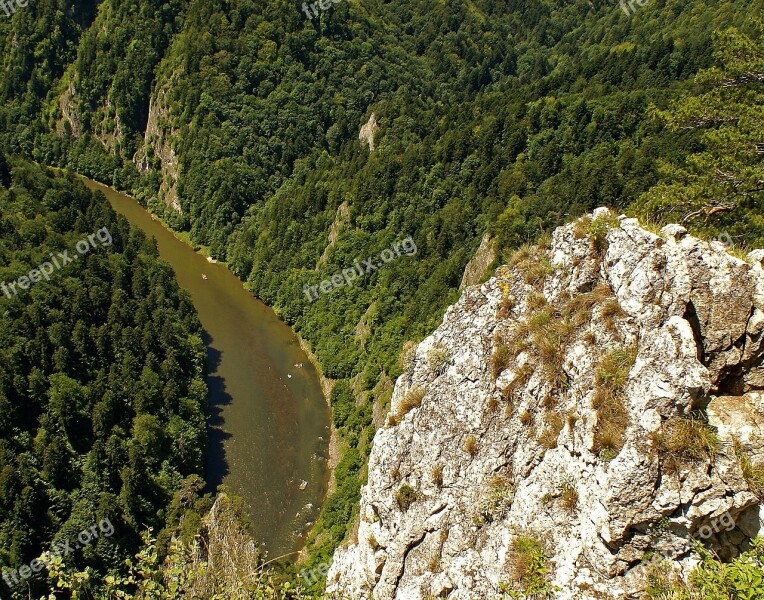 Pieniny Sokolica Dunajec River Landscape