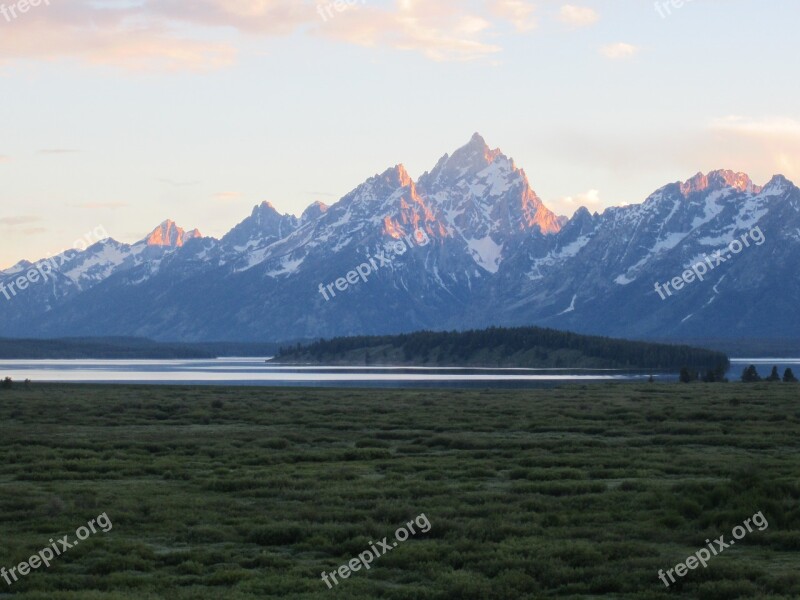 Wyoming Grand Tetons National Park Free Photos