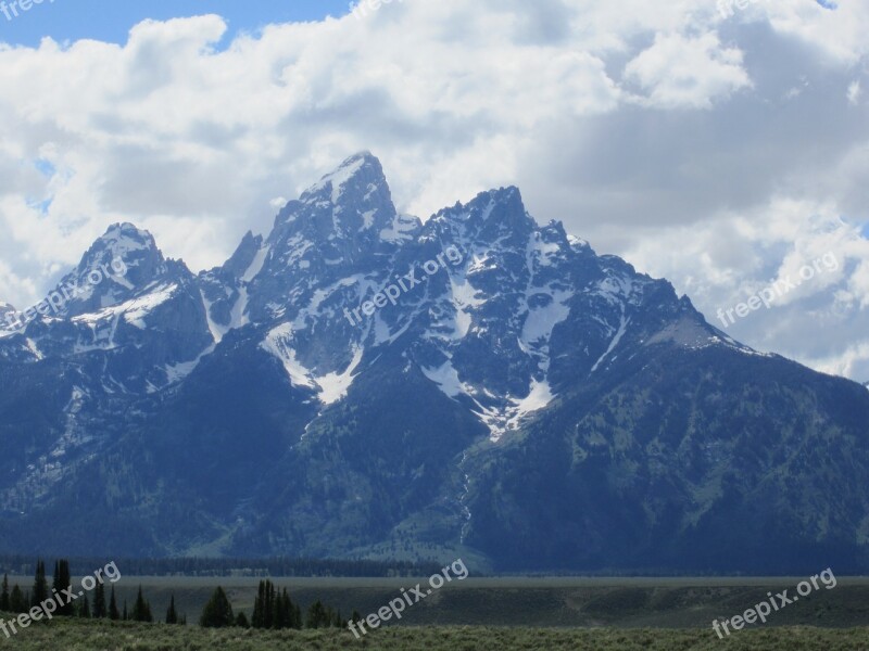 Wyoming Grand Tetons National Park Free Photos