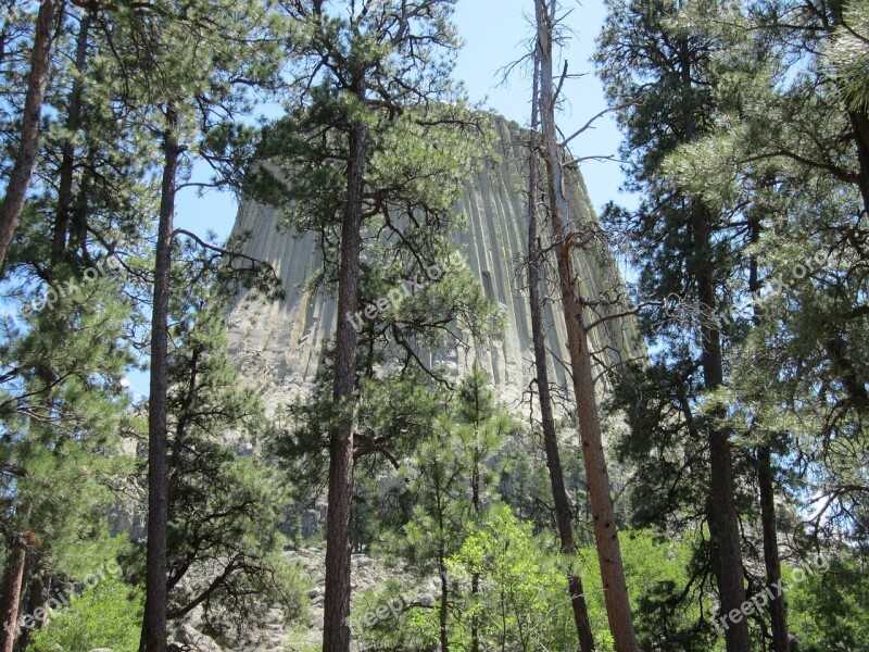 Wyoming Devil's Tower National Park Free Photos