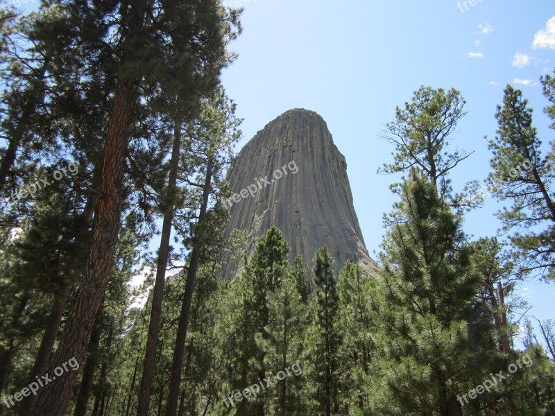 Wyoming Devil's Tower National Park Free Photos