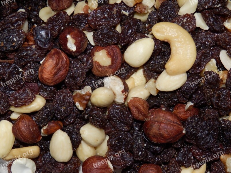 Nuts Dried Fruit Peanuts Healthy Fruit