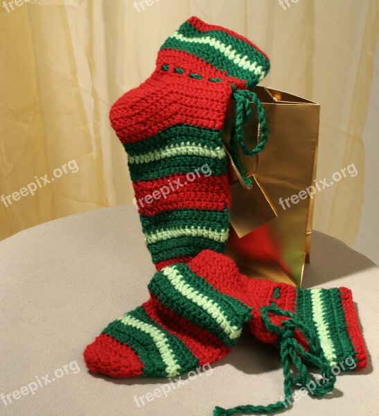 Crafts Socks Christmas Free Photos