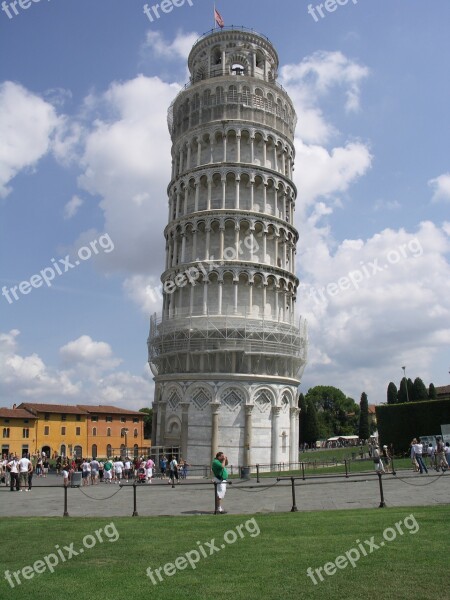 Italy Pisa Slate Tower Leaning Tower