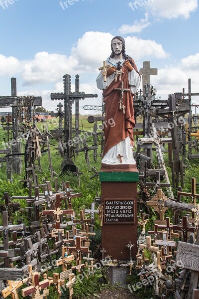 Lithuania Siauliai Mountain Of Crosses Cross Faith