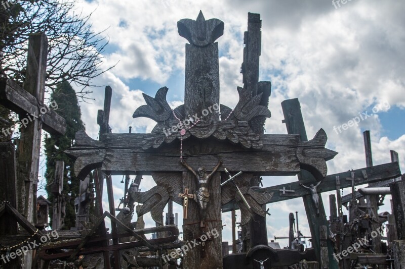 Lithuania Siauliai Mountain Of Crosses Cross Faith