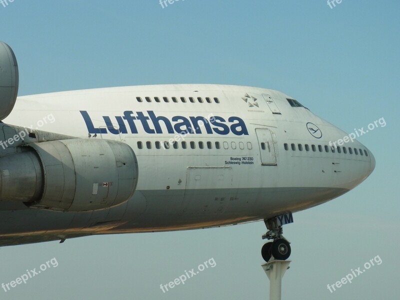 Lufthansa Aircraft Aviation Boeing Travel