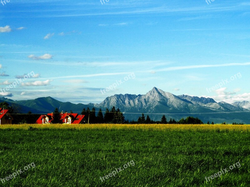 Kriváň Heaven Mountains Country Slovakia