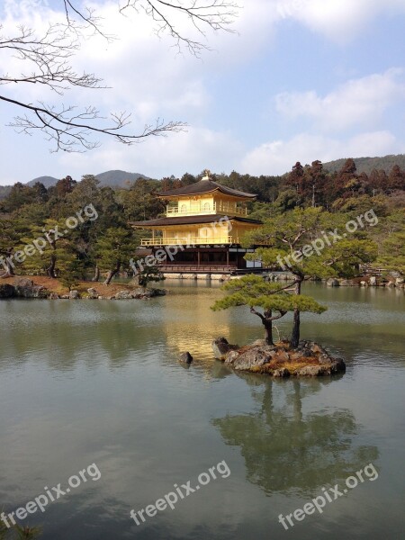 Kyoto Kinkaku Ji Japan Free Photos