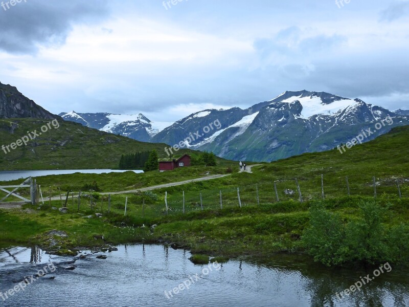 Mountains Norway Scandinavia Landscape Free Photos