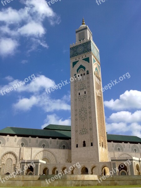 Mosque Tower Casablanca Free Photos