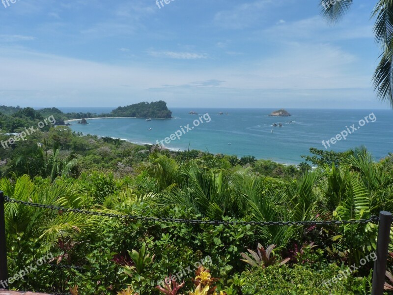 Sea View Beach Costa Rica Manuel Antonio