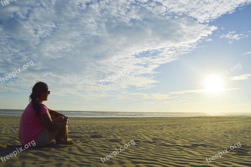 Sunset Mexico Sitdown Looktosun Sungod