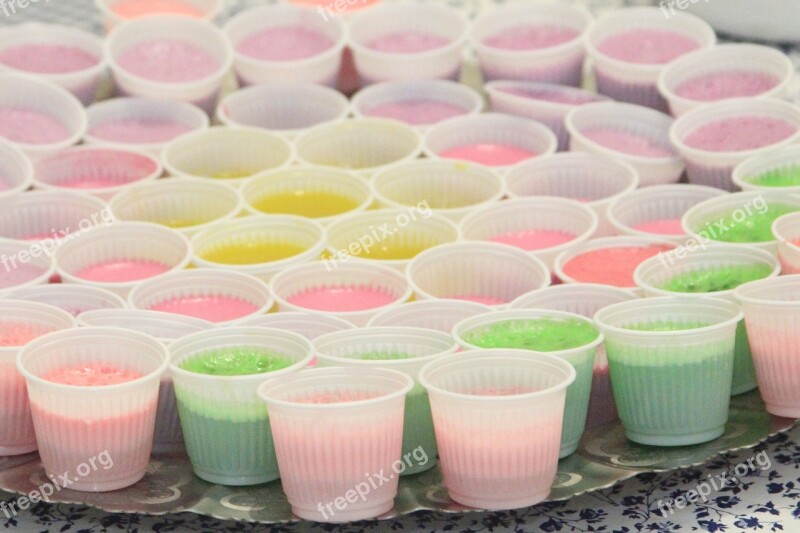 Pastry Gelatine Cups Free Photos