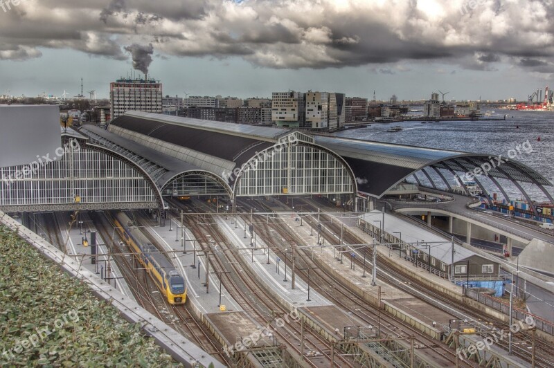 Amsterdam Central Station Netherlands Center Free Photos