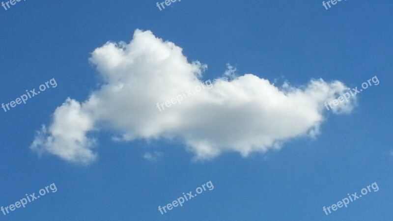 Cloud Sky Nature Summer Sunshine