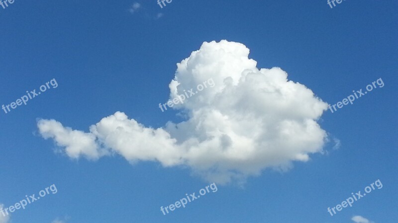 Cloud Sky Nature Summer Sunshine