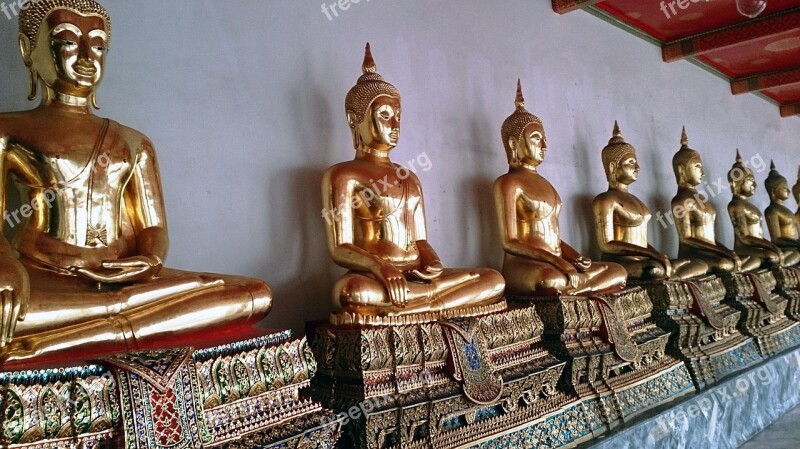 Thailand Buddhism Asia Statue Buddha