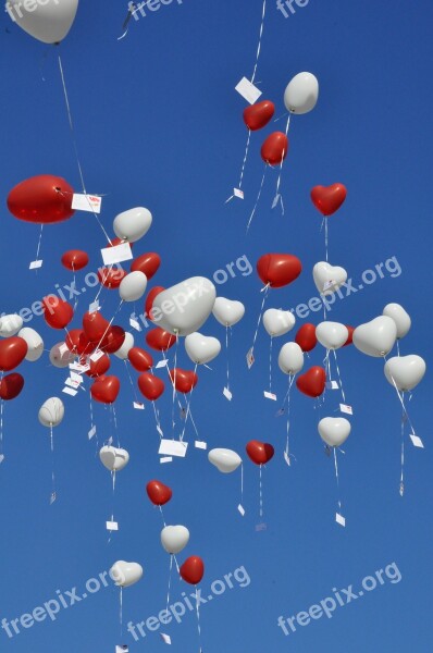 Sky Balloons Blue Free Photos