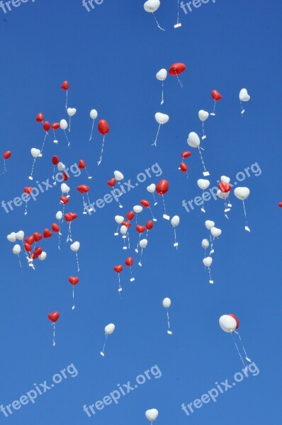 Sky Balloons Blue Free Photos