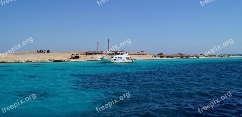 Sea Egypt Ship Island Giftun