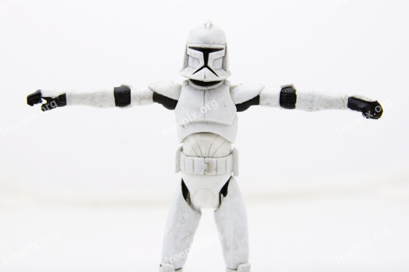 Star Trooper Soldier Warrior White The War