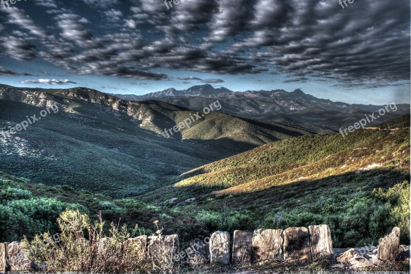 Landscape Valley Hdr Image Sky Mood