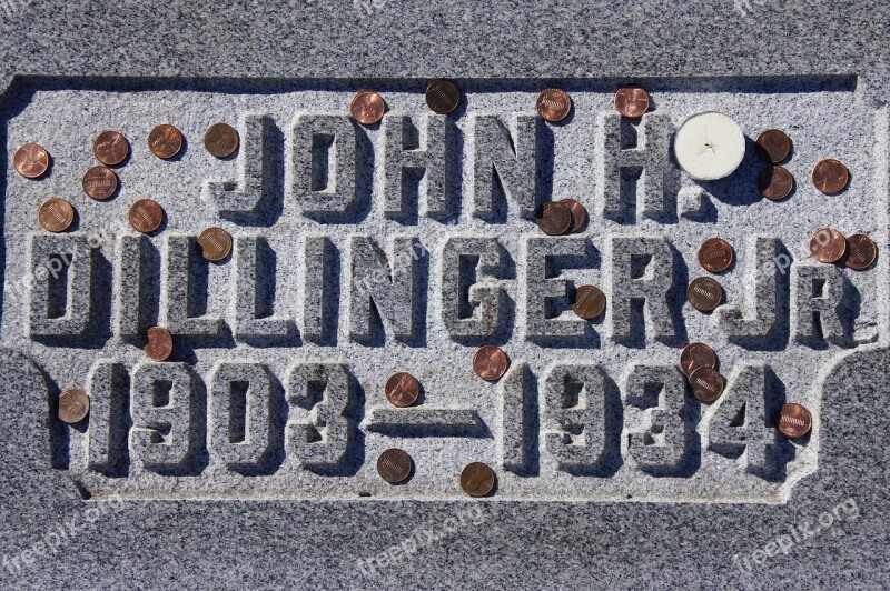 Headstone Criminal Bank Robber Famous Grave