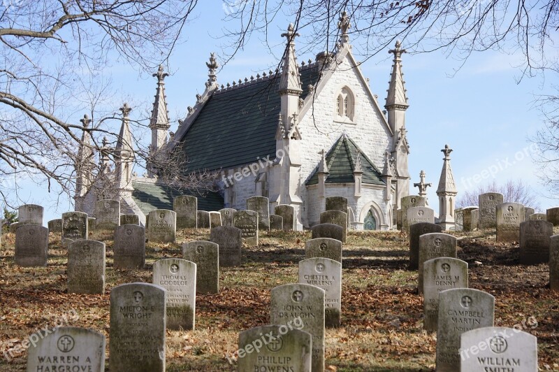 Cemetery Tombstones Graveyard Grave Memorial