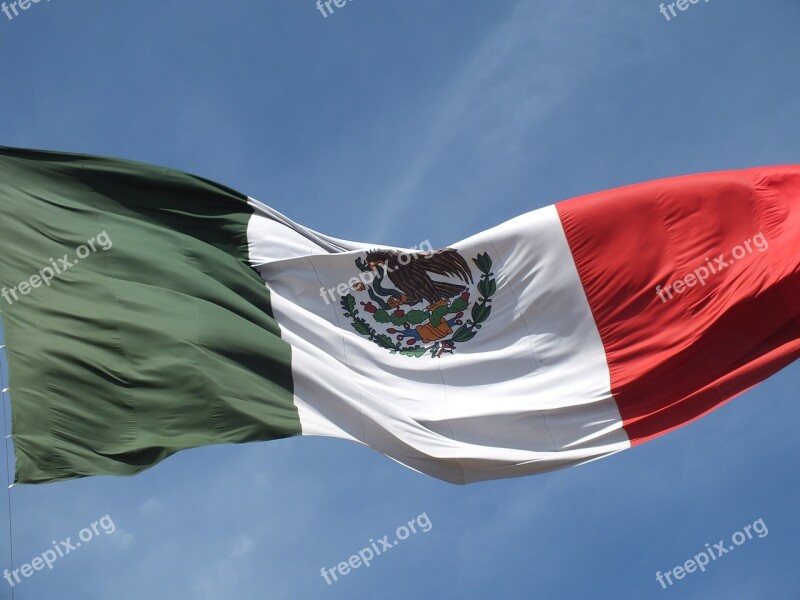 Mexico Flag Mexican Flag Coat Of Arms Free Photos